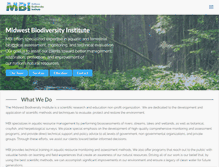 Tablet Screenshot of midwestbiodiversityinst.org